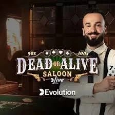 Dead or Alive: Saloon slot icon by Evolution, available at Shelbyspin