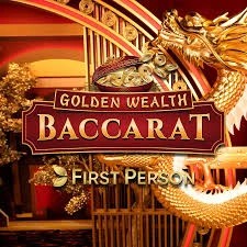 Golden Wealth Baccarat by Evolution, showcased at shelbyspin-casino.net – game logo